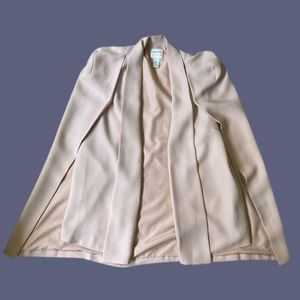 Forever 21 Nude pink cape blazer.